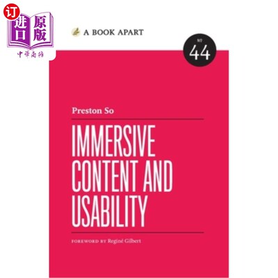 海外直订Immersive Content and Usability 沉浸式内容和可用性