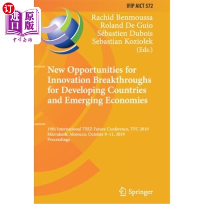 海外直订New Opportunities for Innovation Breakthroughs for Developing Countries and Emer 发展中国家和新兴经济体创新