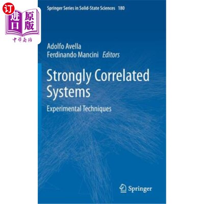 海外直订Strongly Correlated Systems: Experimental Techniques 强关联系统：实验技术