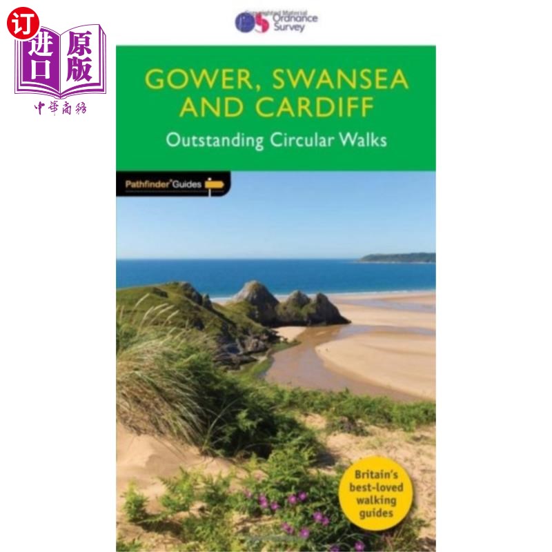海外直订Gower, Swansea and Cardiff 高尔，斯旺西和卡迪夫