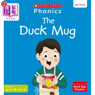 海外直订Duck 字母和声音相匹配 一套二 与小魔杖 Wandle Set Letter... 鸭子马克杯 Little Mug Matched