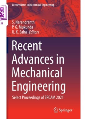 海外直订Recent Advances in Mechanical Engineering 机械工程的最新进展