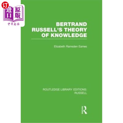 海外直订Bertrand Russell's Theory of Knowledge 伯特兰·罗素的《知识论