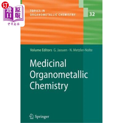 海外直订Medicinal Organometallic Chemistry 药用金属有机化学
