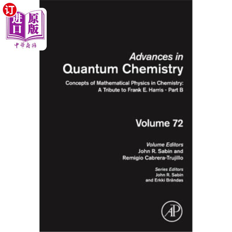 海外直订Concepts of Mathematical Physics in Chemistry: A Tribute to Frank E. Harris - Pa 化学中的数学物理概念：向弗