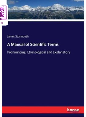 海外直订医药图书A Manual of Scientific Terms 科学术语手册