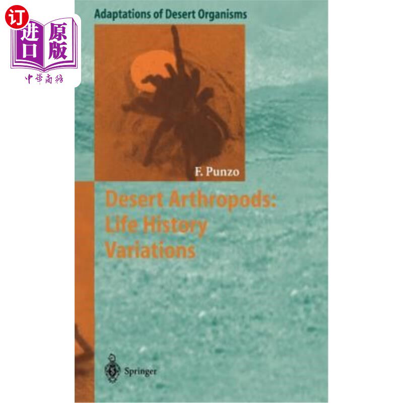 海外直订Desert Arthropods: Life History Variations 沙漠节肢动物：生活史变异