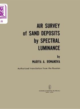 海外直订Air Survey of Sand Deposits by Spectral Luminance 利用光谱亮度对沉积物进行航空测量