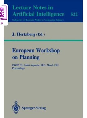 海外直订European Workshop on Planning: Ewsp'91, Sankt Augustin, Frg, March 18-19, 1991.  欧洲规划研讨会：Ew