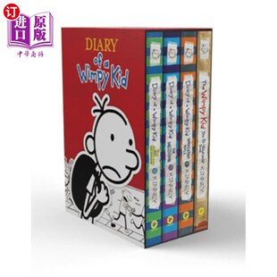 Box 海外直订Diary 小屁孩日记一盒书 Wimpy Diy Kid Plus Books