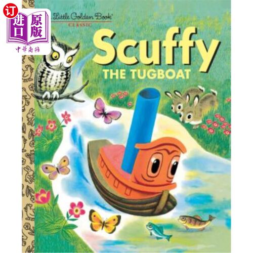 海外直订Scuffy the Tugboat 拖拖船