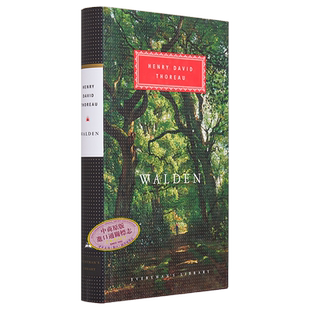 瓦尔登湖 Everyman Library Classics Walden 英文原版 Henry David Thoreau 亨利 戴维 梭罗【中商原版】