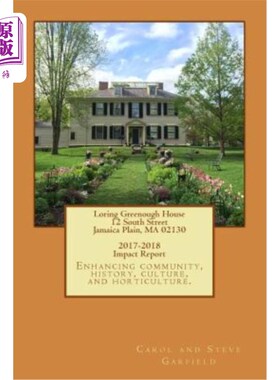 海外直订Loring Greenough House 2017-2018 Impact Report Loring Greenough House 2017-2018影响报告