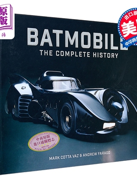 蝙蝠战车全史录 增订典藏版 Batmobile The Complete History 英文原版 Mark Cotta Vaz 图鉴 视觉艺术画册 精装【中商原版】