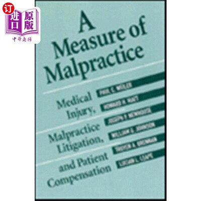海外直订Measure of Malpractice 渎职措施