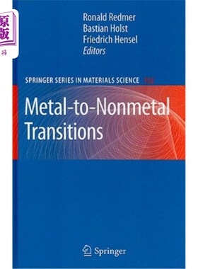 海外直订Metal-To-Nonmetal Transitions Metal-To-Nonmetal转换