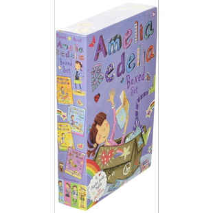 糊涂女佣章节书#1(4册盒装)Amelia Bedelia Chapter Book 4-Book Box Set 英文原版 儿童章节书 插图章节故事书【中商原版】