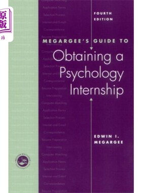 海外直订医药图书Megargee's Guide to Obtaining a Psychology Inter... 《获得心理学实习指南》