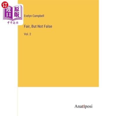 海外直订Fair, But Not False: Vol. 2 公平，但不是错误：第2卷