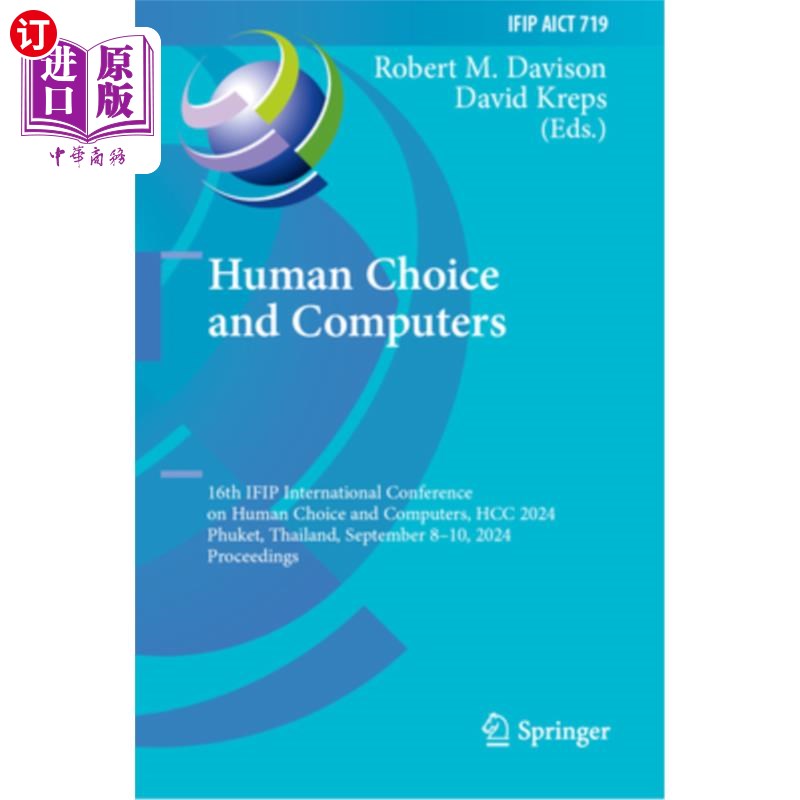 海外直订Human Choice and Computers: 16th Ifip International Conference on Human Choice a Human Choi