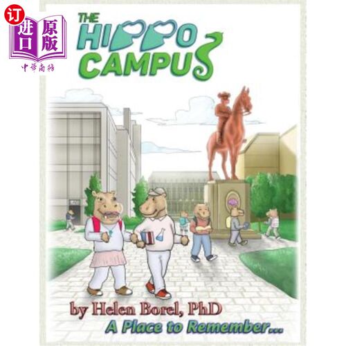 海外直订The Hippo Campus: : The Interactive Brain Book: Fun Learning for Science Lovers 河马校园：互动脑书：科学爱