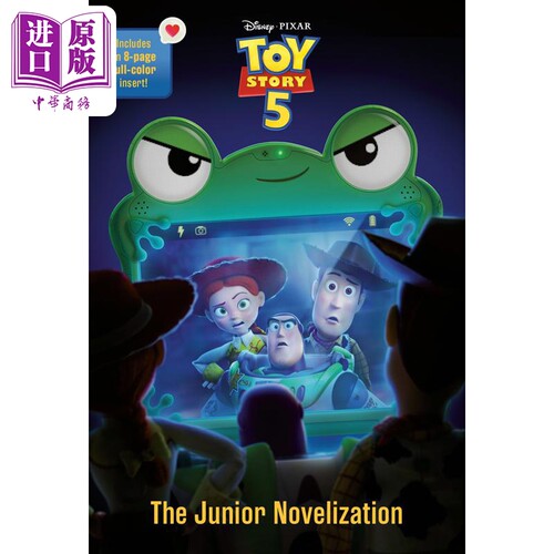 玩具总动员5青少年小说英文原版 toy story 5 junior novelization 玩具总动员5周边玩具总动员周边书 disney pixar top toy