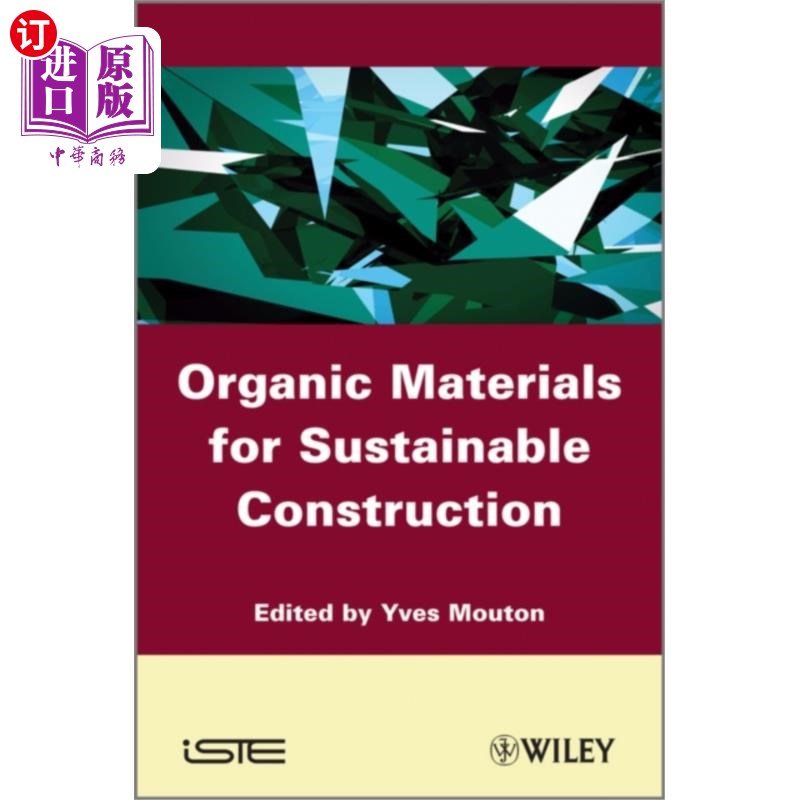 海外直订Organic Materials for Sustainable Civil Engineer... 可持续土木工程用有机材料
