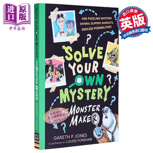 解谜 怪物制造者 英文原版 Solve Your Own Mystery The Monster Maker Gareth P Jones【中商原版】