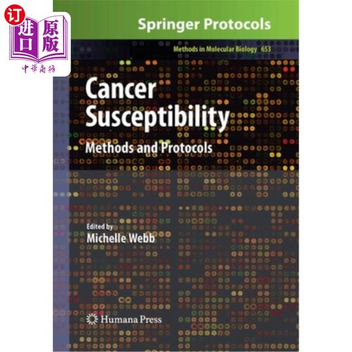 海外直订医药图书Cancer Susceptibility: Methods and Protocols 癌症易感性:方法和协议