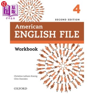 海外直订American English File: Level 4: Workbook 美国英语档案:四级:工作簿