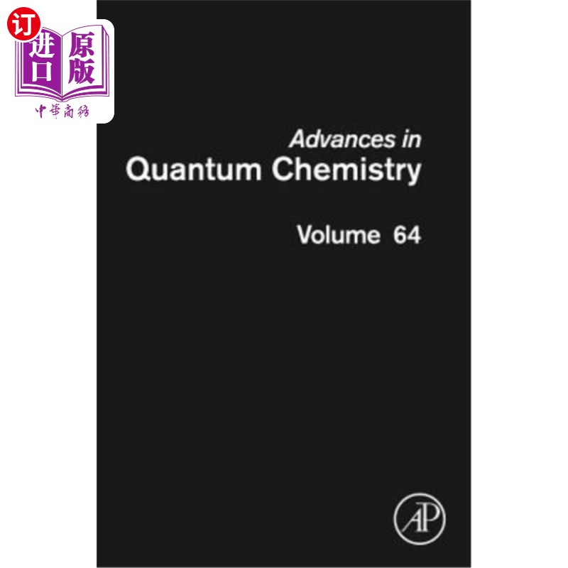 海外直订Advances in Quantum Chemistry 量子化学进展