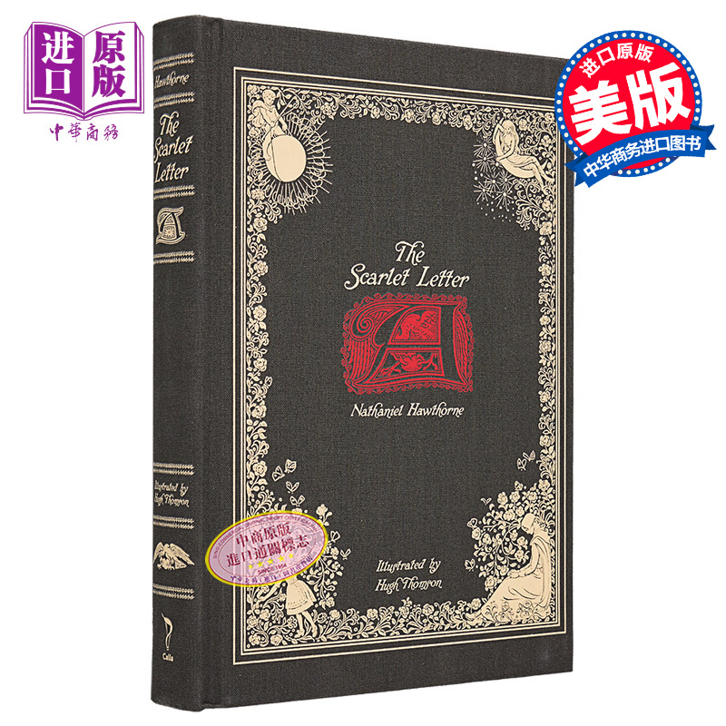 现货 红字 Calla Editions 精装插图版 The Scarlet Letter 英文原版 纳撒尼尔 霍桑 Nathaniel Hawthorne【中商原版】