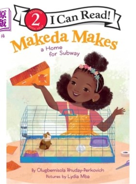 海外直订Makeda Makes a Home for Subway Makeda为地铁打造了一个家