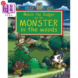 Monster 海外直订Melvin 梅尔文獾和树林里 badger woods 怪物 the
