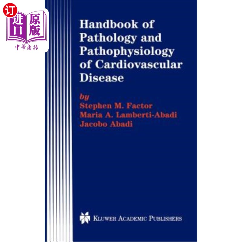 海外直订医药图书Handbook of Pathology and Pathophysiology of Cardiovascular Disease 心血管疾病病理学和病理生理学手册