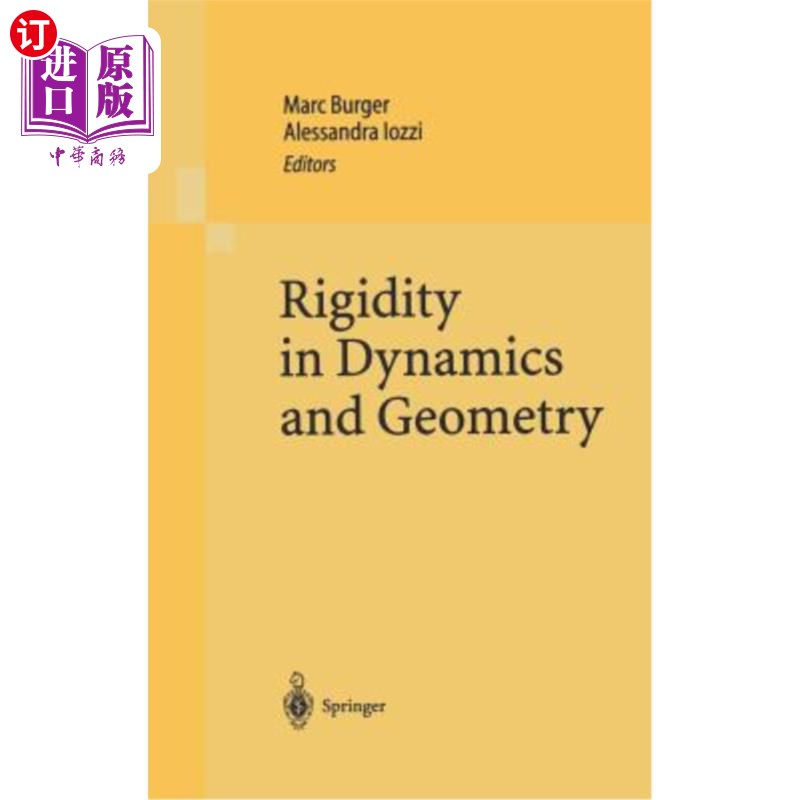 海外直订Rigidity in Dynamics and Geometry: Contributions from the Programme Ergodic Theo 动力学和几何学中的刚度：来