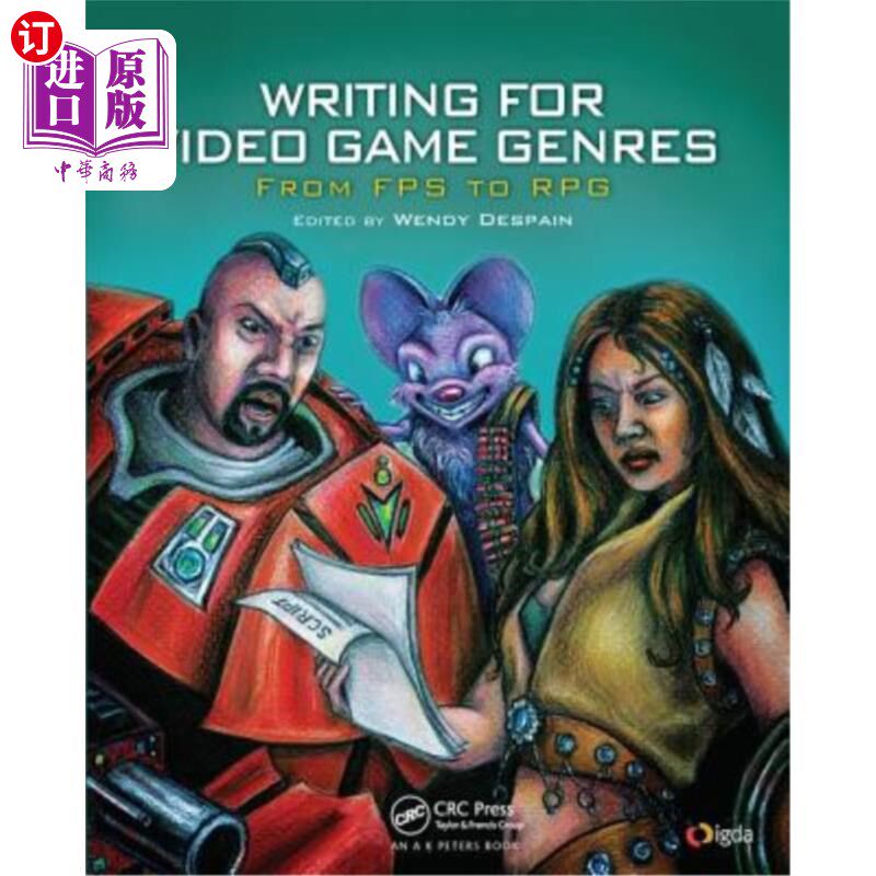 海外直订Writing for Video Game Genres: From Fps to RPG 为电子游戏类型写作