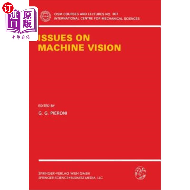 海外直订Issues on Machine Vision 机器视觉问题