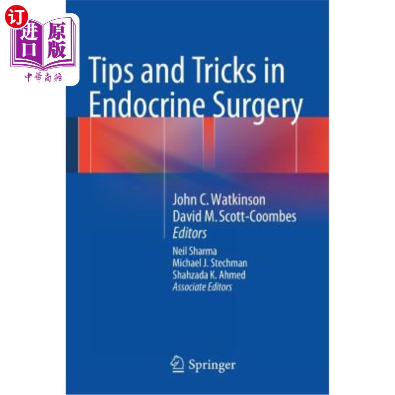 海外直订医药图书Tips and Tricks in Endocrine Surgery 内分泌外科的提示和技巧