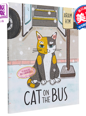 现货 Aram Kim 巴士上的猫 Cat on the Bus 英文原版 进口图书 儿童绘本 故事图画书 4-6岁【中商原版】
