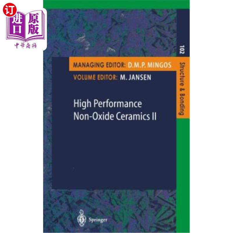 海外直订医药图书High Performance Non-Oxide Ceramics II 高性能非氧化物陶瓷2