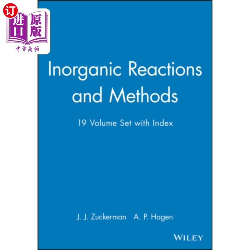 海外直订Inorganic Reactions and Methods 无机反应与方法