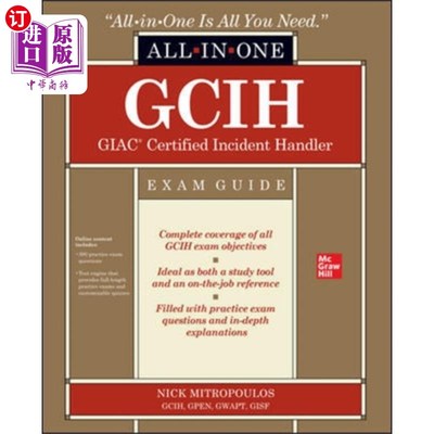 海外直订GCIH GIAC Certified Incident Handler All-in-One ... GCIH GIAC认证事件处理人员一体化考试指南