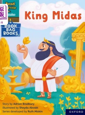 海外直订Read Write Inc. Phonics: Grey Set 7 Book Bag Boo... Read Write公司自然拼读:灰色套装7书袋书2国王迈达斯