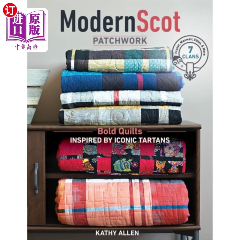 海外直订Modern Scot Patchwork 现代苏格兰拼布