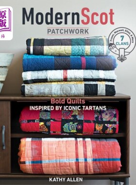 海外直订Modern Scot Patchwork 现代苏格兰拼布