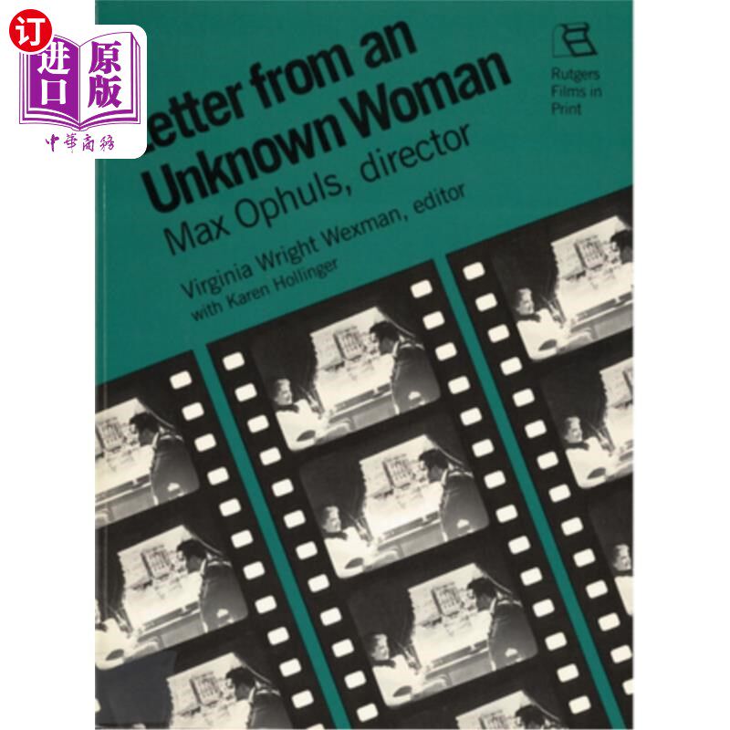 海外直订Letter from an Unknown Woman: Max Ophuls, Director 无名氏女子来信:马克斯·奥弗尔斯,导演
