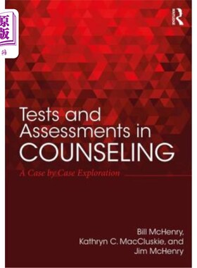 海外直订医药图书Tests and Assessments in Counseling: A Case by Case Exploration 咨询中的测试与评估:个案研究