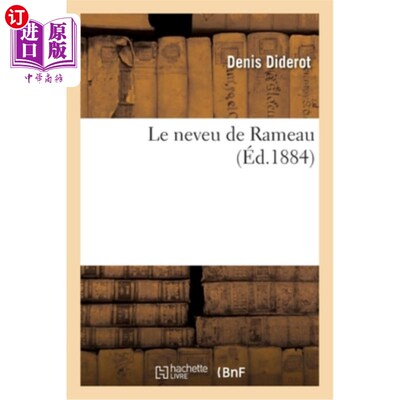 海外直订法语 Le Neveu de Rameau 拉莫的侄子