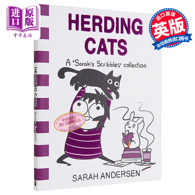 现货 【中商原版】莎拉安徒生漫画：养猫 英文原版 爆笑漫画 Herding Cats: A Sarah's Scribbles Collection Sarah Andersen